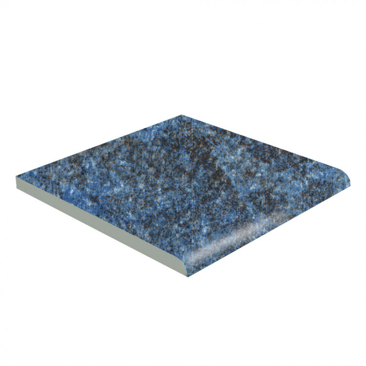 Klinker Ocean Bullnose Blå Blank 15x15 cm-0